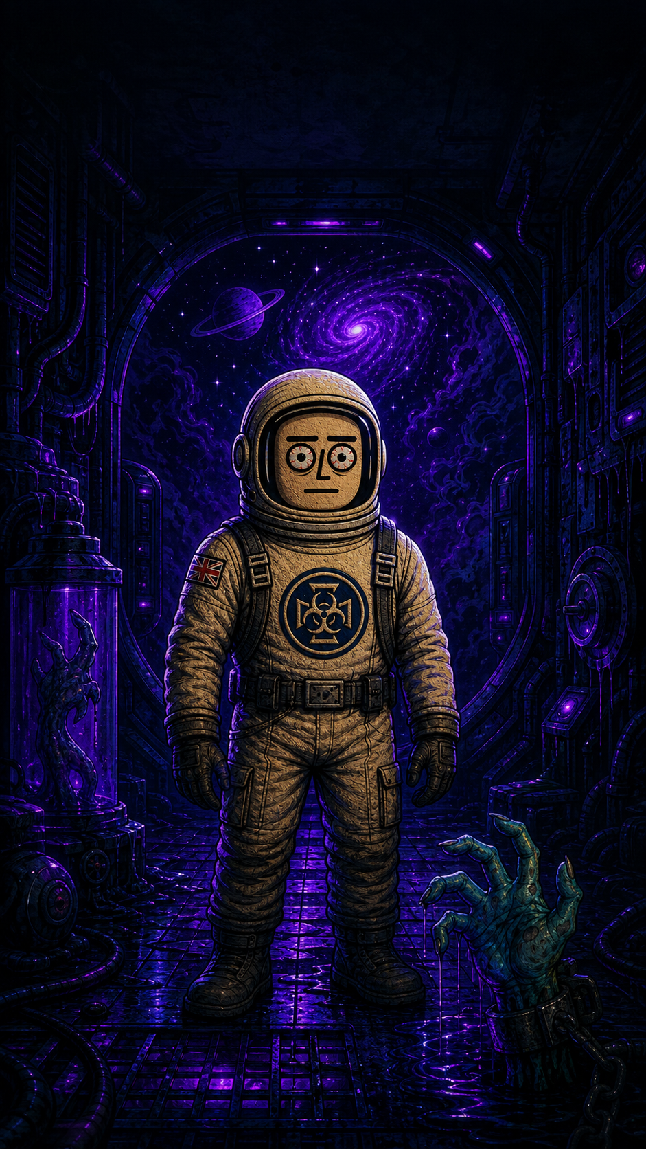 Fred Gurnerman in a dark space station for GSA: Lost In Space