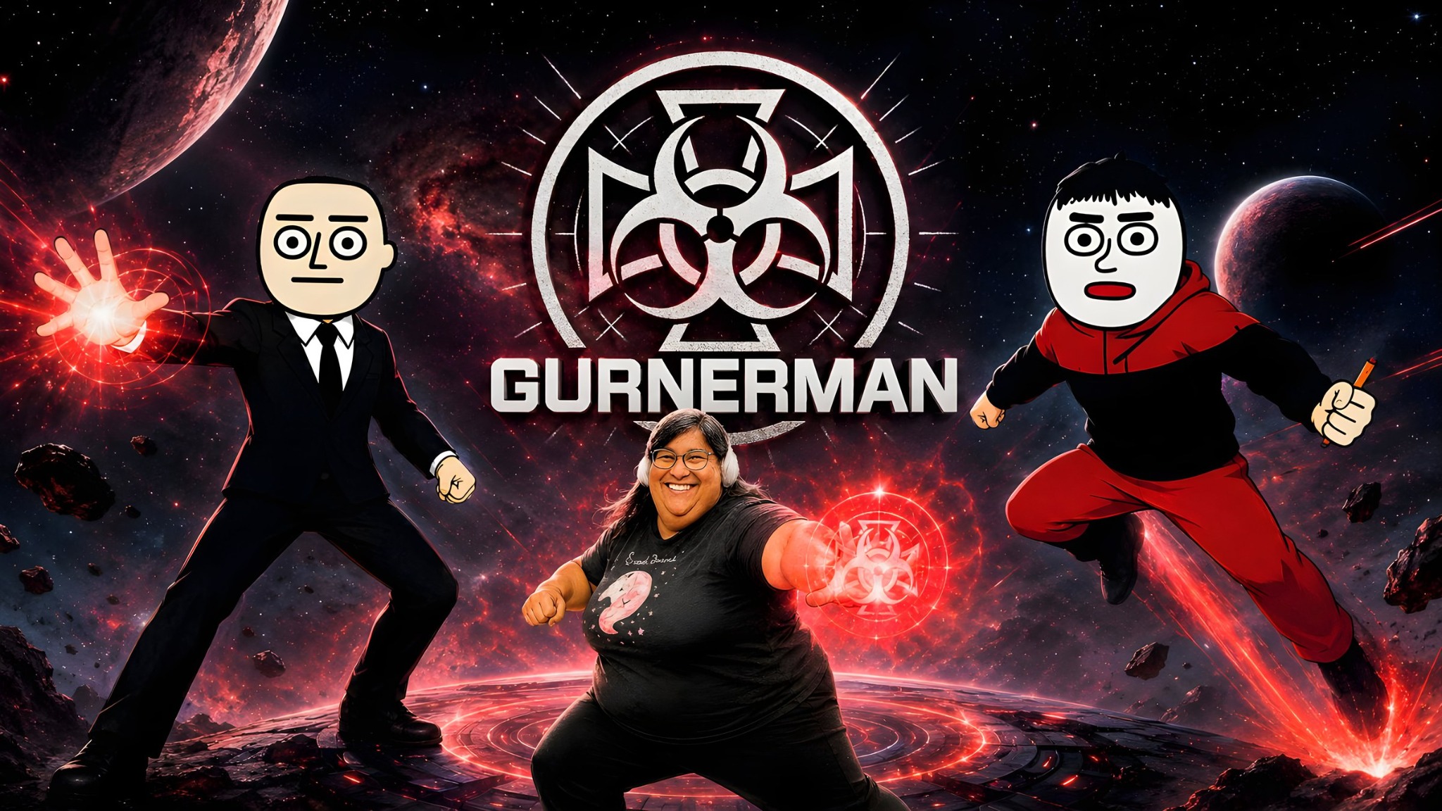 Gurnerman key art · Fred, Tim and the crew